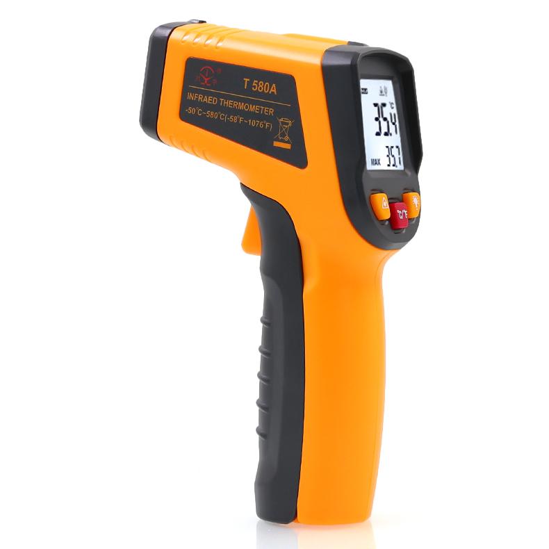 NJTY Infrared Thermometer Industrial High Precision Temperature Gun Electronic Water Oil Temperature Meter Kitchen Baking