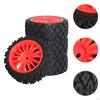 4 Pieces Tires Set 1/10 RC Rally Car Universal Upgrade Professional for XV01 XV02 DIY Modified