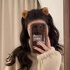 1Pcs Fleece Cat Ear Hair Clip For Women, Side Hair Clip For Bangs And Loose Hair, Cute Princess Hairstyle, Shark Fin Hair Clip