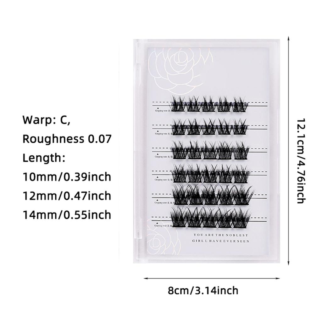 Z LRAQI BEAUTY Individual False Eyelashes Self Adhesive Cluster Fake Eyelashes Glue Free Eyelashes Natural Looking