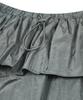 Taibseobiseu Shiny Balloon Skirt [Charcoal]