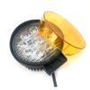 4 Zoll Bernsteinfarbene LED-Arbeitsscheinwerferabdeckung Rund/Eckig Schutzhülle Staubdicht für Off-Road 4x4 LED-Lichtleiste 27W 48W Nebelscheinwerferabdeckung