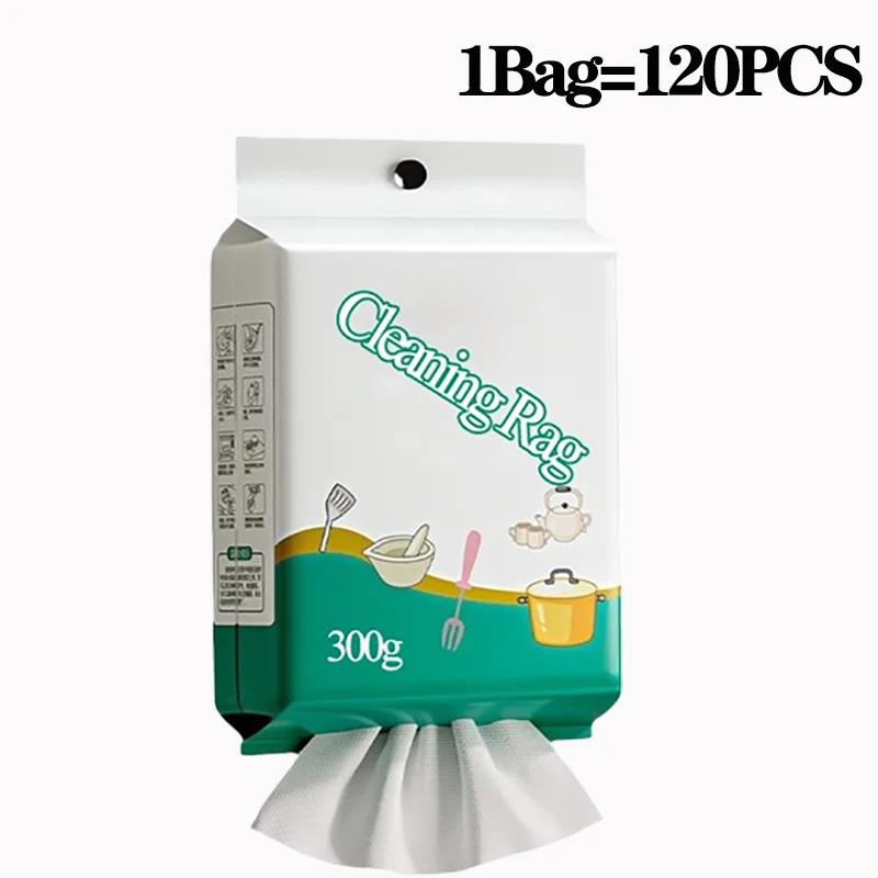 

Kitchen Disposable Wipes Hanging Kitchen Wipes Reusable non-woven cleaning cloth Household Dishcloths Paper Towels Cleaning Pads