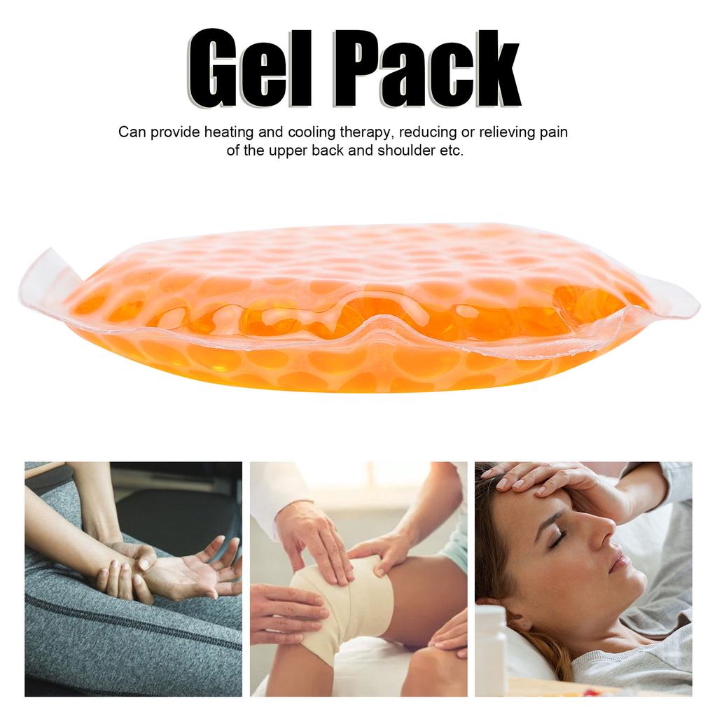 Reusable Gel Ice Pack Hot Cold Compress Round Shape Home Salon Pain Relief Gel Pack