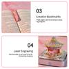Time Piece Calendar 2026 Desk Calendar With Led Light 3D Tear-Away Calendar Paper Carving Art Memo Pad Notepad Gift Christmas