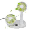 Car Dual Hd   Circulator Fan USB Powered Dashboard Cooling   Circulator Fan Electric Car Cooler Fan