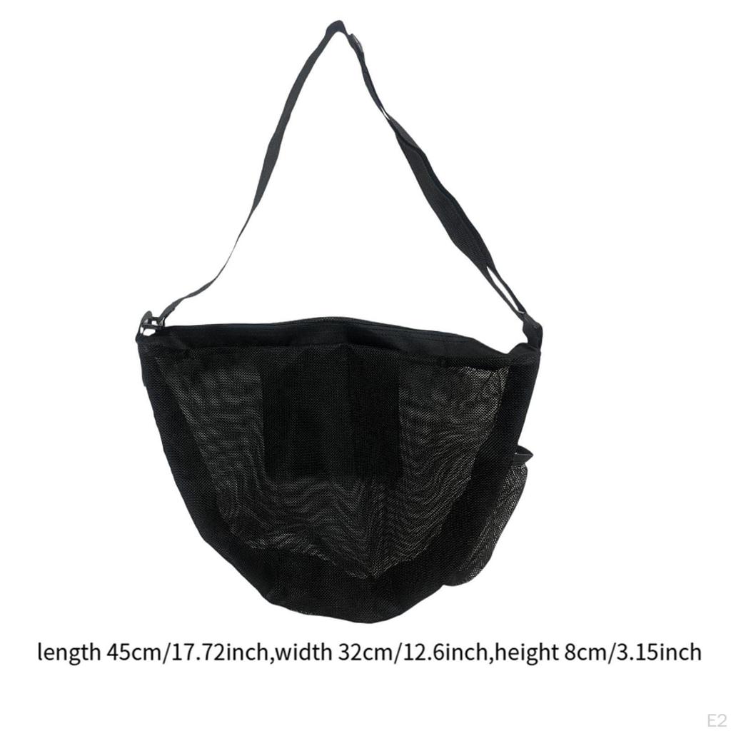 Basketball Bag Adjustable Strap Practical Lightweight Sport Equipment Storage Net Single Ball
