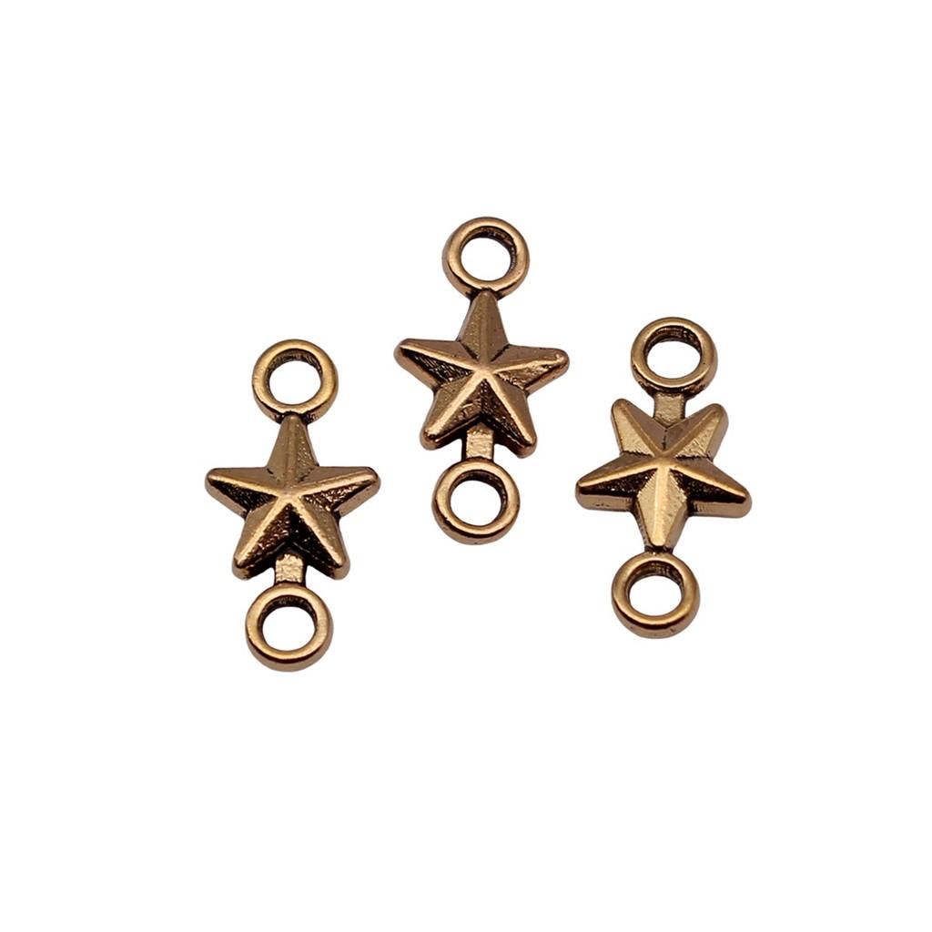 Double Star Connectors Moon For Celestial Themed Bulk Jewelry Findings