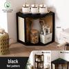 Bamboo 2-Tier Stackable Kitchen Organizer Shelf