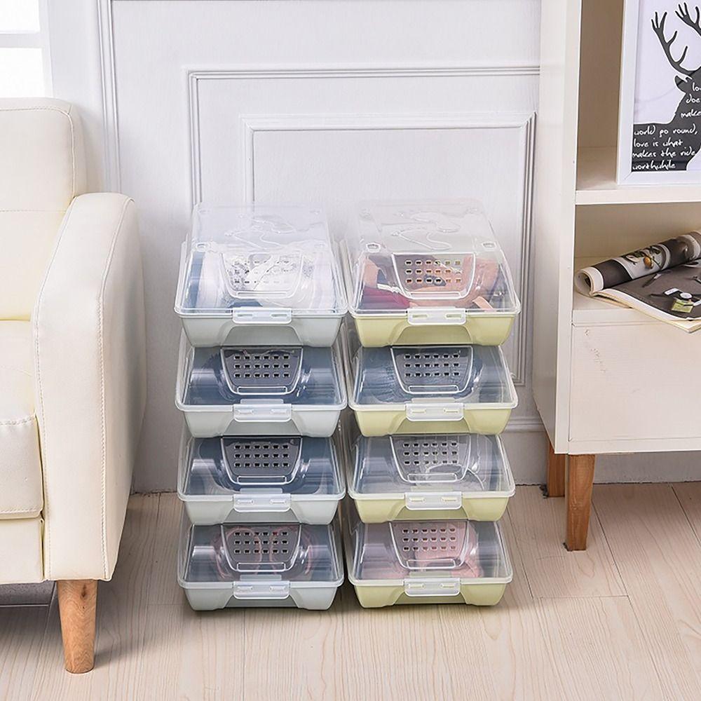 Dustproof Shoe Box Thickened Shoe Cabinet Space Saving Shoes Organizers  for Home
