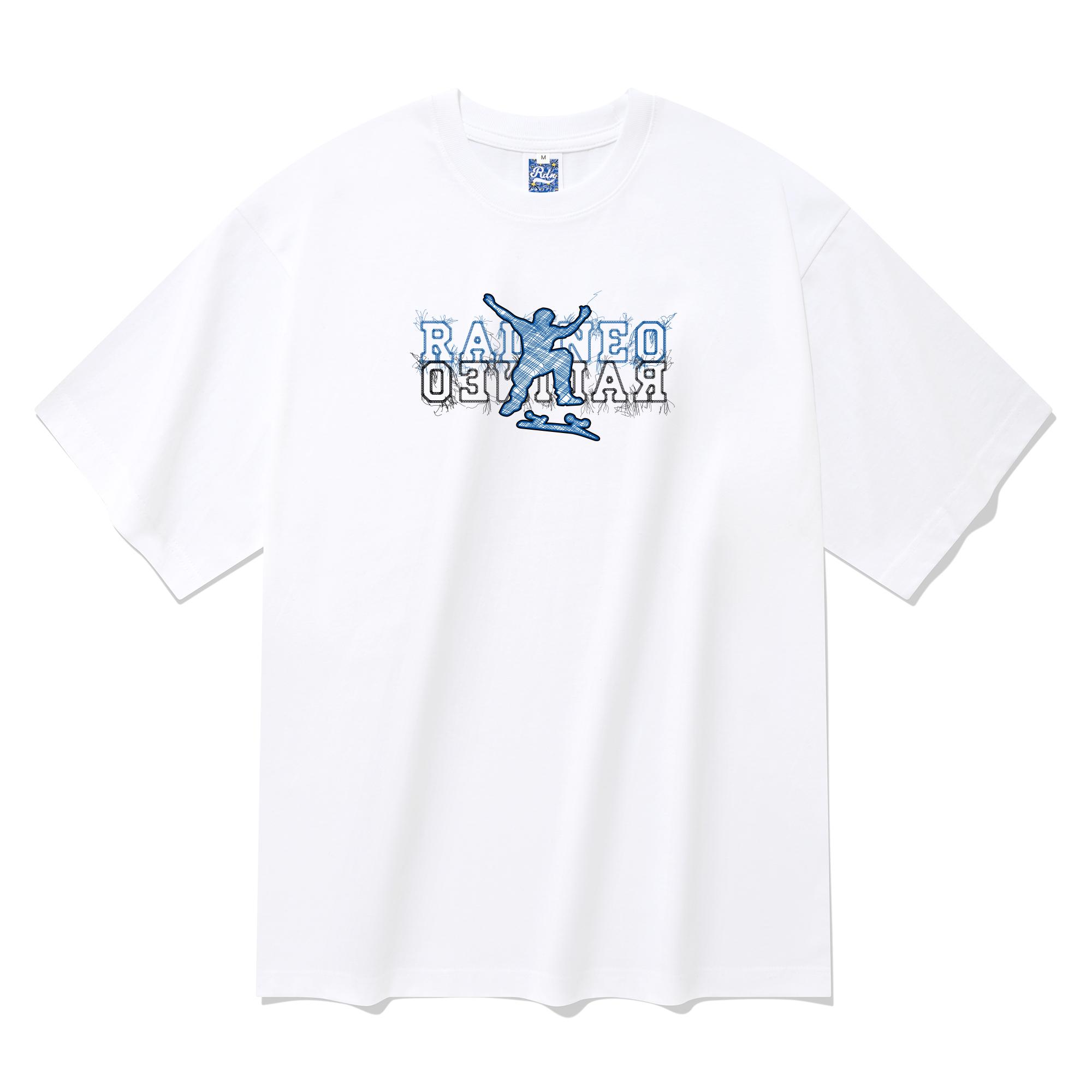 Radineo Streetboard Short Sleeve T-Shirt White L