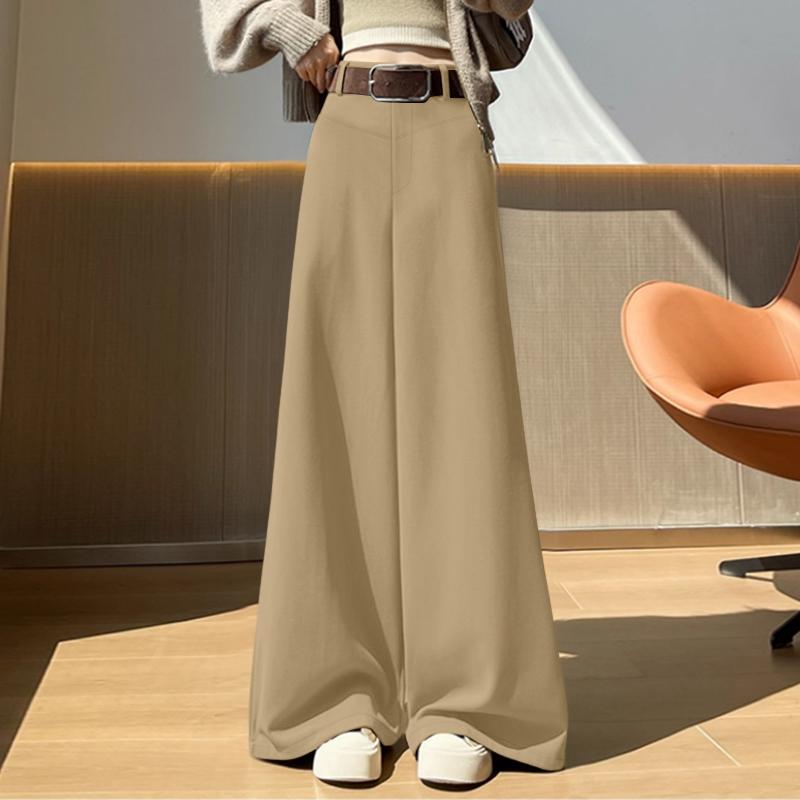 ZANZEA Women Casual Solid Color Loose Wide Leg Pants