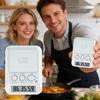 Küchen-Timer mit LED-Anzeige, Countdown-Gadgets mit Licht und Summer-Alarm, Digitaler Ofen-Timer für Lehrer, Schüler, zum Lernen, Backen