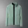 Giacca Unisex in Pile Corallo Double-Face Multicolore - Top in Lana d'Agnello Autunno/Inverno