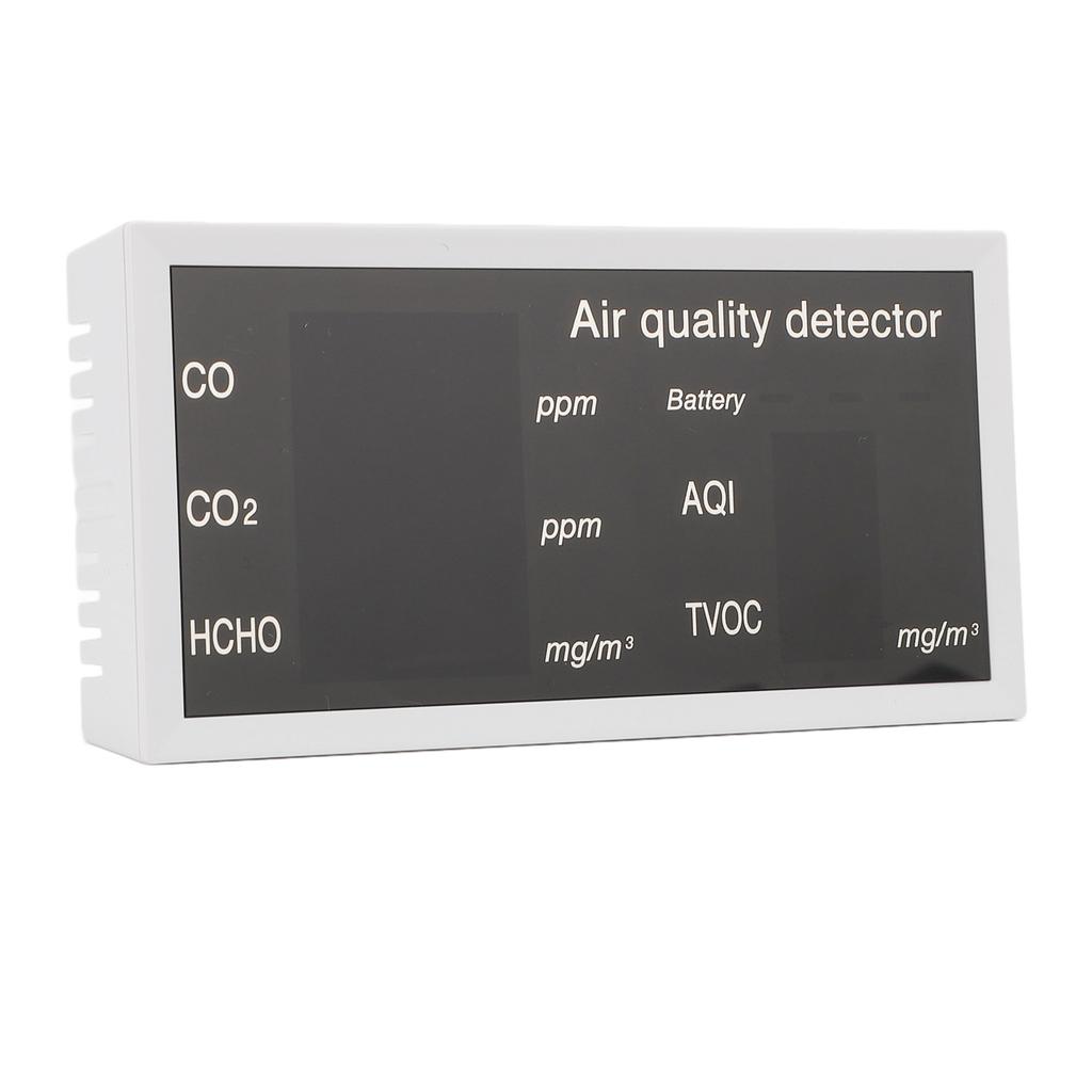Air Quality Detector Portable High Accuracy Real Time Display Multifunctional Air Quality Tester