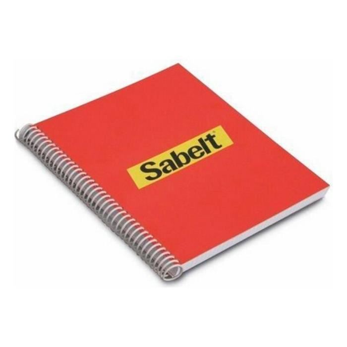 Bloc De Notes Sabelt Rouge - - - Sabelt