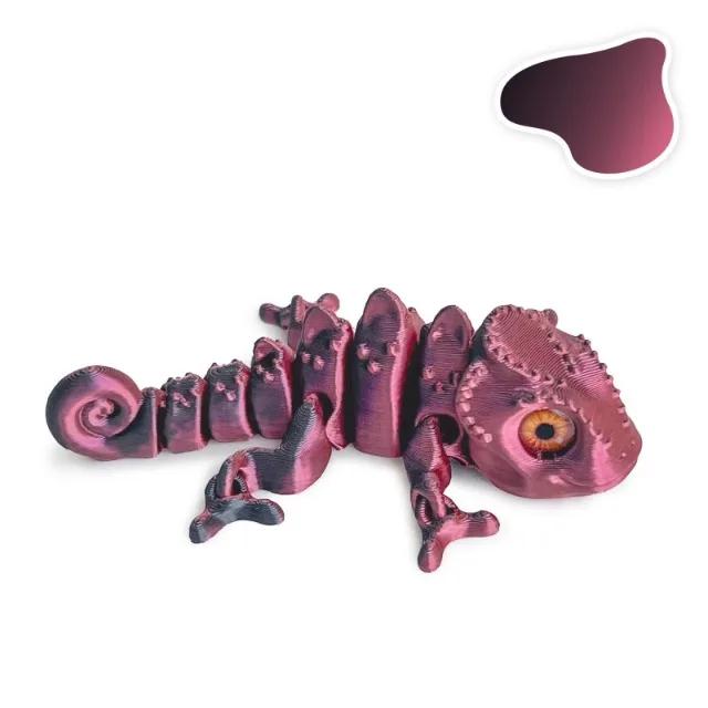 3D New Multi-joint Movable Simulation Eyes Printing Chameleon Figures for Home Accessories Kids Gift Living Room Decoration