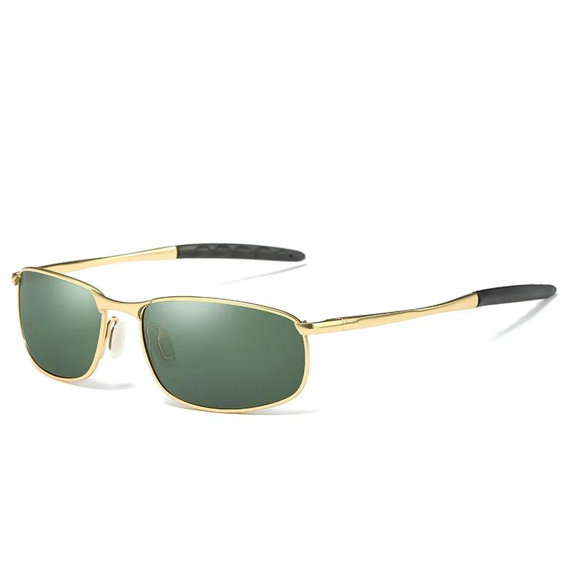 

Fashion Brand Polarized Sunglasses Metal Frame Square Classic Sunglasses Men Driving UV400 Sun Glasses Shade High Quality Goggle Other