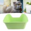 Large Cat Litter Box High Sides Anti Splashing Easy To Clean Simple Look Open Cat Litter Box for Large Cats
