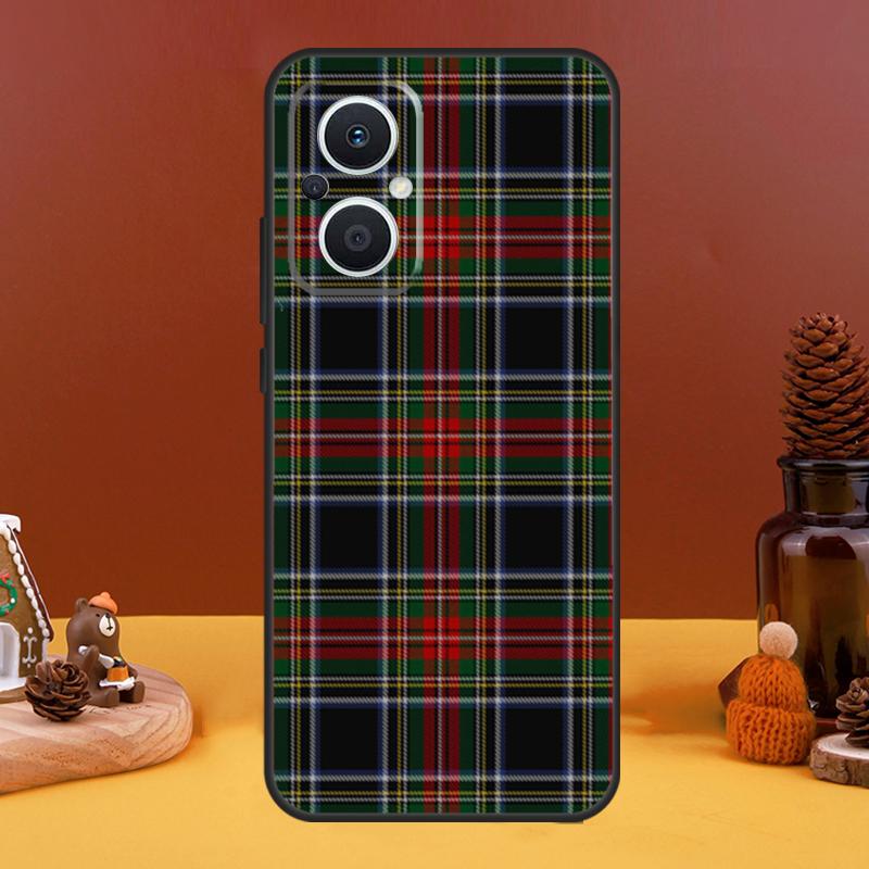 Clan Stewart Tartan Plaid Pattern Case For OPPO Reno 10 Pro 11 F 4 6 7 8 5 Lite 4Z 5Z 8T OPPO Find X6 Pro X5 X2 X3 Lite Cover