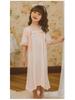 Girls' Ice Silk Princess Nightgown - Fairy Style Summer Pajamas