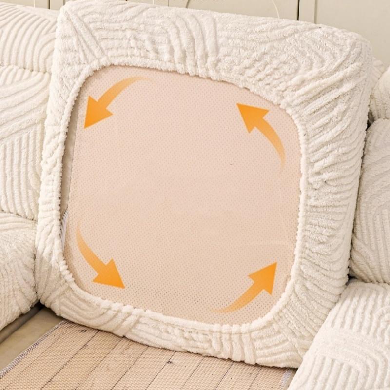 Full-Coverage Universal Fit Sofa Cover All-Season Use 3-Seater With 1 Chaise Lounge Covers Corner Couch Cushion Slipcovers