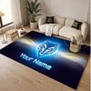 Custom Rug Warrington Wolves FC Pattern Print Name Text Soft Non‑Slip Floor Carpet for Home Indoor Decoration
