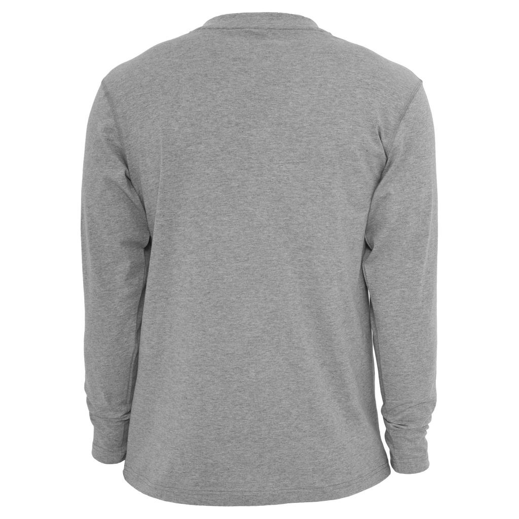 Urban Classics Mens Basic Henley Long-Sleeved T-Shirt