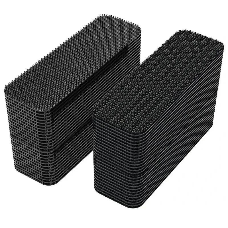 

Наклейки для фиксации ковров Двусторонние высокоадгезивные заплатки для фиксации автомобильных ковров Коврики для дома Противоскользящие ленты 10pairs