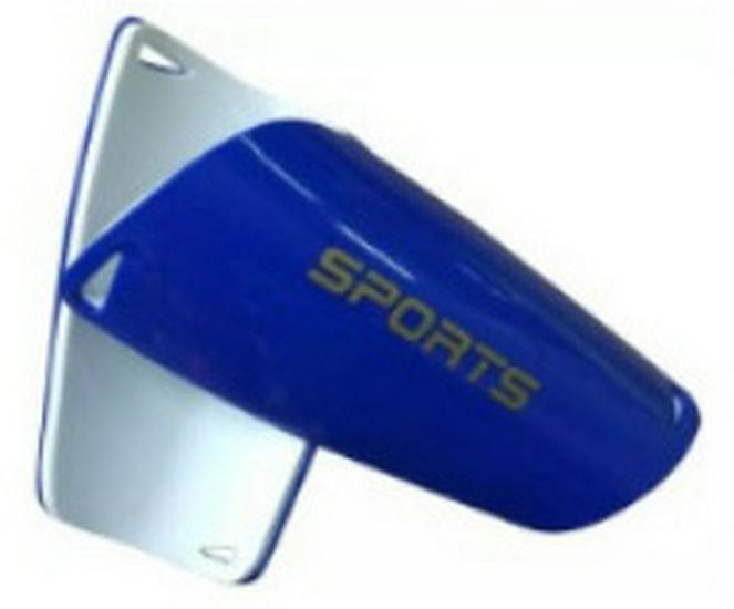 Fotbollsskydd med vad- och knäskydd för studentträning och tävling. Perfekt för sport och atletisk utrustning.