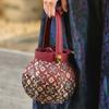 Chinese Style Lantern Handbag With Embroidered Pu Material For Daily Use