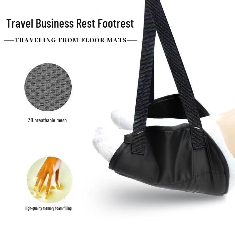 Compact Footrest Hammock for Travel: Perfect for Office, Train, or Plane Use