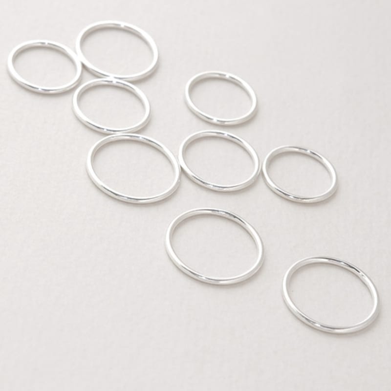 Another Layer [2set] 1.5mm Ring (silver925) - Silver