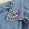 Retro Vintage TV Pin No Signal Television Brooches Fashion Antenna TV Pins  Jewelry