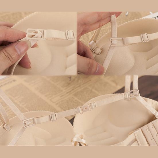 Women Non Slip Elastic Bra Strap Holder Adjustable Band Buckle Racer Back Clip