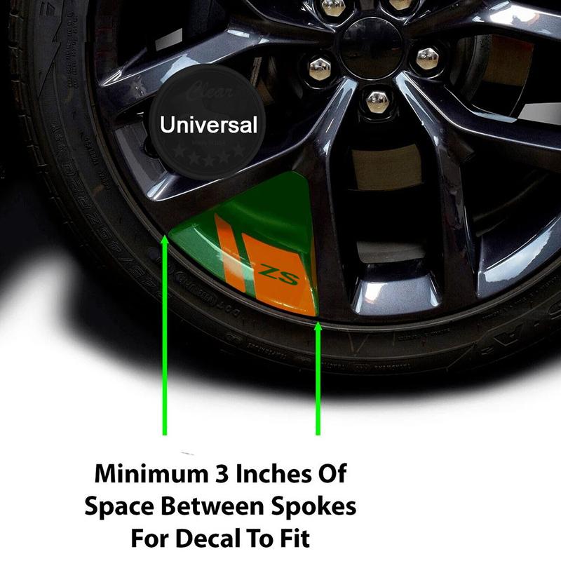 6Pcs Car Wheel Sticker For Morris Garages MG ZS HS Auto Accessories