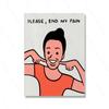 Contemporary Art Funny Cartoon Modern Wall Joan Art Humorous Poster Print Abstract Canvas Painting Living Room Home Decor