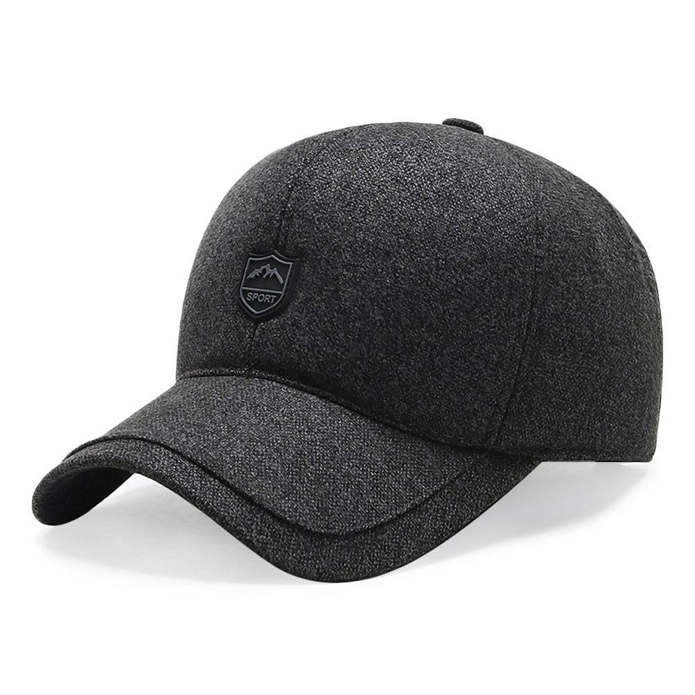 Outdoor With Earflaps Men Winter Hat Windproof Ear Protection Trucker Hat Warm Adjustable Earmuffs Baseball Cap for Men