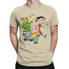 Unisex Ededd N Eddy Cartoon Retro Lustige Turm T-Shirts Baumwollkleidung Lustige Kurzarm Rundhals-T-Shirts Klassische T-Shirts