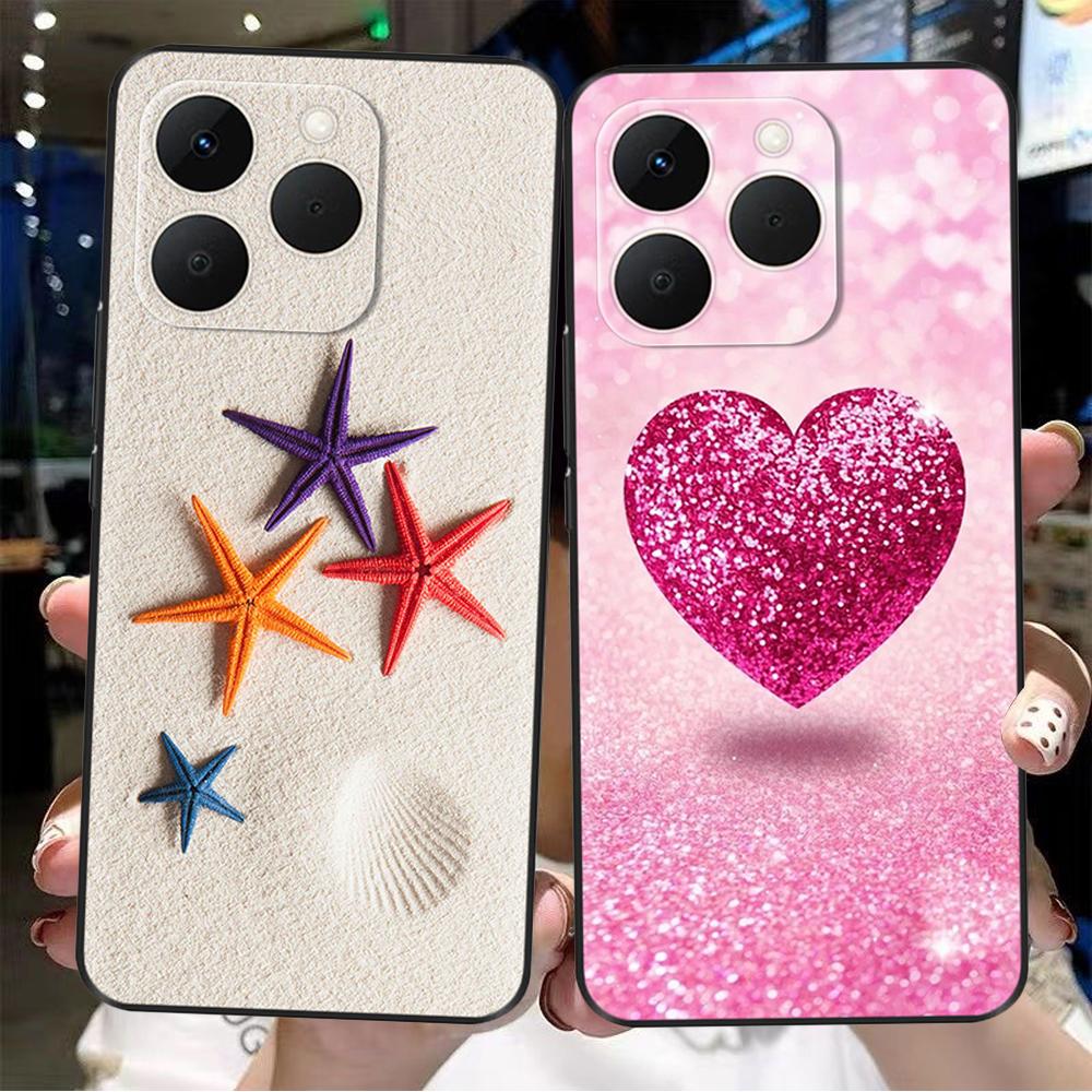 Case For Realme 15T Case Cute Love Heart Cartoon Pattern Back Cover Silicon Phone Cases For Realme 15 Pro realme15 Housing Funda