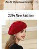 Japanese Retro Woolen Beret - Autumn/Winter Fashionable, Versatile, Face-Slimming Hat for Women