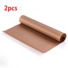 2PCS Baking Mat Reusable Non Stick Baking Paper High Temperature Resistant Sheet Baking Oilpaper for Outdoor BBQ Baking Tools