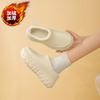 Baotou cotton slippers winter velvet warm home indoor couple tires thick-soled non-slip waterproof cotton shoes