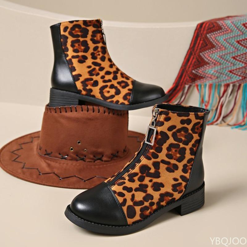 Modische vielseitige Herbst Winter neuer Stil dicker Absatz eckige Spitze Damenstiefel elegant minimalistisch Damen Kurzstiefel