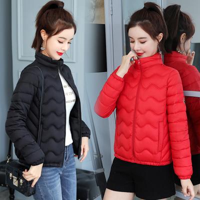 Veste d'hiver courte Version coréenne Grande taille Veste ample rembourrée en coton Veste rembourrée en coton slim et fine