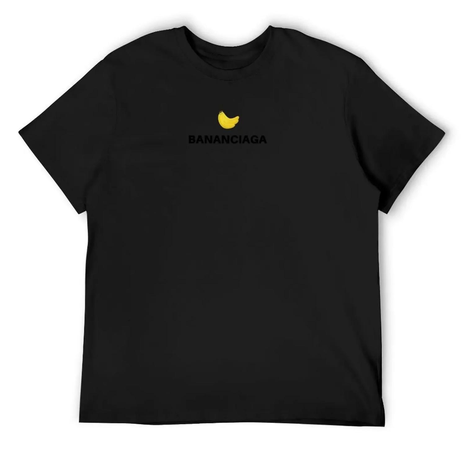 

Bananciaga Banana Veganism Vegan Plant Based Gift T-Shirt oversizeds anime shirt vintage graphic tee Men s cotton t-shirt XXXXXL різнокольоровий