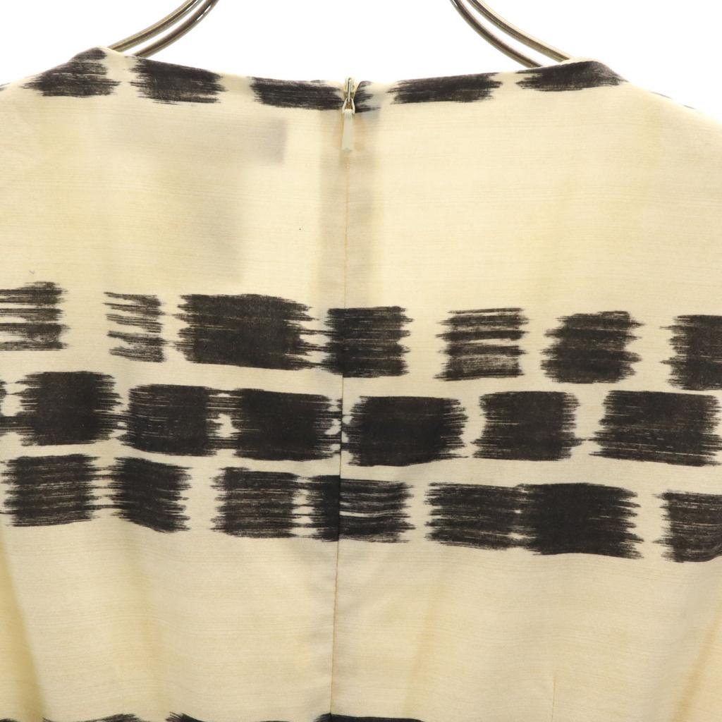 Max Mara Overall Handle No Sleeve One Piece 40 Beige Women Used