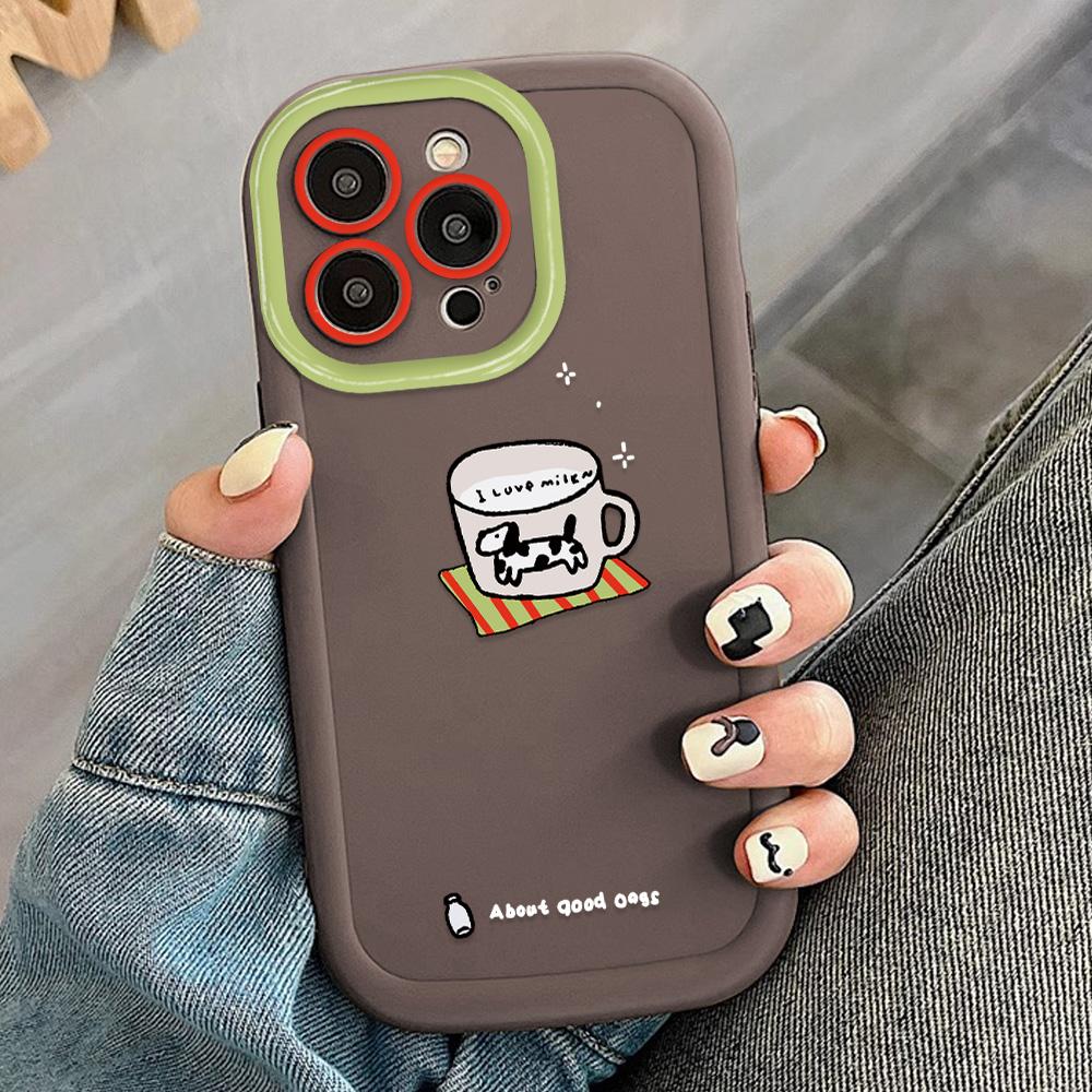 Cute Cartoon Duck Phone Case For iPhone 15 Pro Max Case for iPhone 11 13 16 12 14 Pro Max 7 8 XR X XS SE Shockproof Soft Cover