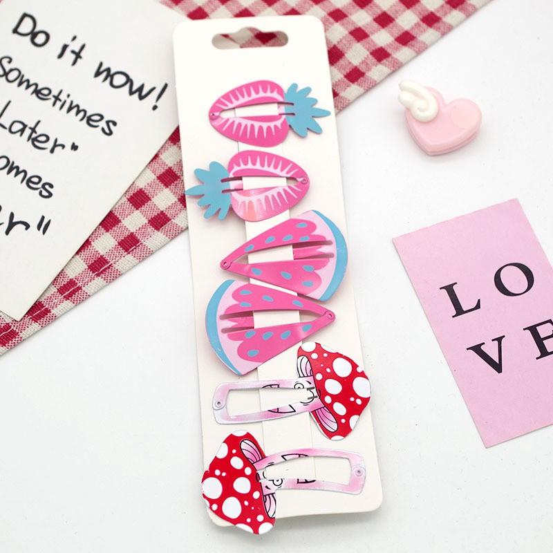 

6 шт., новые заколки с принтом в виде фруктов, BB, заколки для волос, аксессуары для волос для девочек, детские головные уборы, детские заколки для волос, головной убор 8