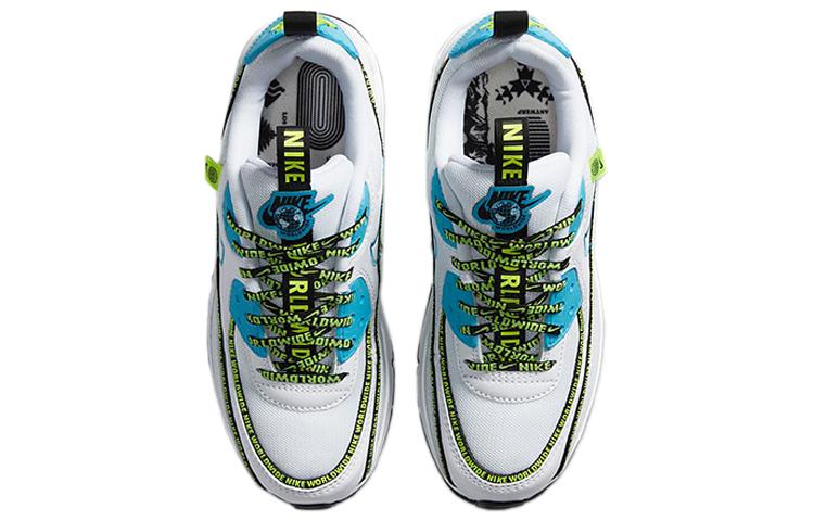 Nike Air Max 90 SE Worldwide Pack Blue Fury Volt GS CV7665-100